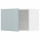 ⭐METOD⭐Навесной шкаф, белый/Kallarp jasnoсерый-синий, 60x40 cm⭐ИКЕА-19479666
