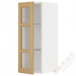 ⭐METOD⭐Шах половина/стакан Drz, белый/Forsbacka дуб, 30x80 cm⭐ИКЕА-39509380