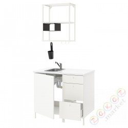 ⭐ENHET⭐Кухня, белый, 103x63.5x222 cm⭐ИКЕА-39336681