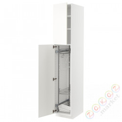 ⭐METOD⭐Высокий шкаф/домашний интерьер, белый/Vallstena белый, 40x60x220 cm⭐ИКЕА-59507342