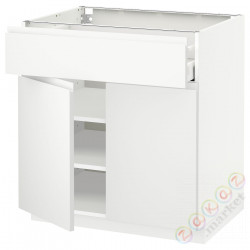 ⭐METOD / MAXIMERA⭐Затененный ящик/2 Drz, белый/Voxtorpматовый белый, 80x60 cm⭐ИКЕА-69454673