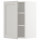 ⭐METOD⭐Навесной шкаф с полками, белый/Lerhyttan светло-серый, 40x60 cm⭐ИКЕА-19458956