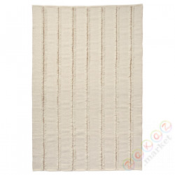 ⭐PEDERSBORG⭐Коврик ровный, естественный/сливочный, 133x195 cm⭐ИКЕА-20500153