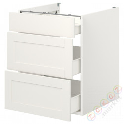 ⭐ENHET⭐Постоянный шкаф/3 ящики, белый/белый rama60x62x75 cm⭐ИКЕА-29320987