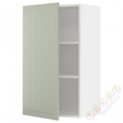 ⭐METOD⭐Навесной шкаф с полками, белый/Stensund светло-зеленый, 60x100 cm⭐ИКЕА-89487465