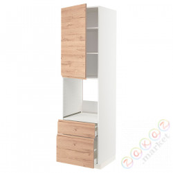 ⭐METOD / MAXIMERA⭐Утром доктора/2fr/Мы бы/в шу, белый/Voxtorpподражание. дуб, 60x60x220 cm⭐ИКЕА-19458305