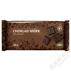 ⭐CHOKLAD MORK⭐Tabliczka gorzkiej czekolady, certyfikowане Rainforest Alliance, 100 g⭐ИКЕА-10524748