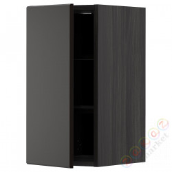 ⭐METOD⭐Навесной шкаф с полками, черный/Кунгсбака антрацит, 30x60 cm⭐ИКЕА-69463069