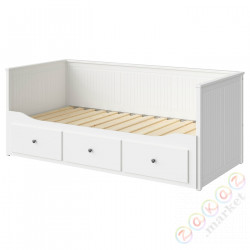 ⭐HEMNES⭐Каркас кушетки с3 ящики, белый, 80x200 cm⭐ИКЕА-90349326