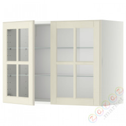 ⭐METOD⭐Шах половина/2 стакан Drz, белый/Bodbyn сливочный, 80x60 cm⭐ИКЕА-09394979