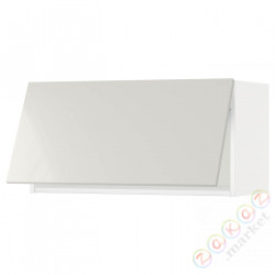 ⭐METOD⭐Навесной шкаф pos, белый/Ringhult светло-серый, 80x40 cm⭐ИКЕА-99391877