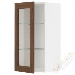 ⭐METOD⭐Шах половина/стакан Drz, белый Enköping/коричневый орех, 40x80 cm⭐ИКЕА-39475115