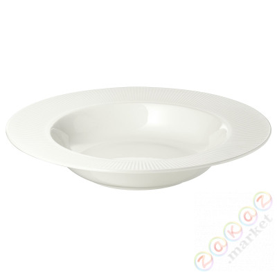 ⭐OFANTLIGT⭐Глубокая тарелка, белый, 24 cm⭐ИКЕА-60319019