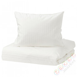⭐NATTJASMIN⭐Poszwa na kołdrę i posвызовka, белый, 150x200/50x60 cm⭐ИКЕА-00337177