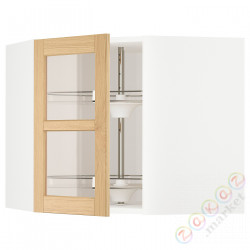 ⭐METOD⭐Пойдите с каруселью/стакан Drz, белый/Forsbacka дуб, 68x60 cm⭐ИКЕА-09509329