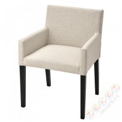 ⭐MARENAS⭐Чехол на стул, бежевый/Gunnared⭐ИКЕА-70568126