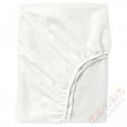 ⭐FARGMARA⭐Простыня на резинке на резинке, белый, 90x200 cm⭐ИКЕА-40347730