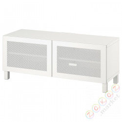 ⭐BESTA⭐Тумба под ТВ с дверь, белый/Mörtviken/Stubbarp белый, 120x42x48 cm⭐ИКЕА-79417840