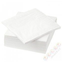 ⭐FANTASTISK⭐Салфетки, белый, 24x24 cm⭐ИКЕА-10101273