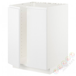 ⭐METOD⭐Шшш раковина/2 Drz, белый/Voxtorpматовый белый, 60x60 cm⭐ИКЕА-19466838