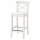 ⭐INGOLF⭐Барный стул со спинкой, белый, 63 cm⭐ИКЕА-10122647