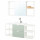 ⭐ENHET / TVALLEN⭐Мебель для ванной, набор из 18 шт., белый/бледно-серо-зеленый Глипен аккумулятор, 140x43x65 cm⭐ИКЕА-49499267 ⭐ENHET / TVALLEN⭐Мебель для ванной, набор из 18 шт., белый/бледно-серо-зеленый Глипен аккумулятор, 140x43x65 cm⭐ИКЕА-49499267
