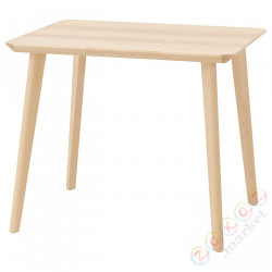 ⭐LISABO⭐Стол, ясеневый шпон, 88x78 cm⭐ИКЕА-40563776