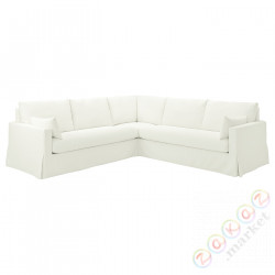 ⭐HYLTARP⭐4-местный угловой диван, Hallarp белый⭐ИКЕА-19489566