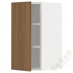 ⭐METOD⭐Навесной шкаф с полками, белый/Tistorp подражаниеacja коричневыйowego орехa, 30x60 cm⭐ИКЕА-69519368