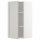 ⭐METOD⭐Навесной шкаф с полками, белый/Lerhyttan светло-серый, 40x80 cm⭐ИКЕА-79469966