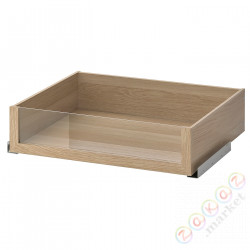 ⭐KOMPLEMENT⭐Ящик с стаканлюбой фронт, под беленый дуб, 75x58 cm⭐ИКЕА-50246702