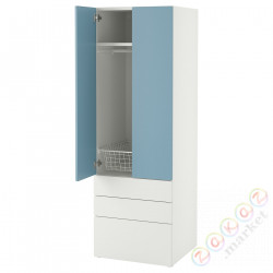 ⭐SMASTAD / PLATSA⭐Гардероб, 60x57x181 cm⭐ИКЕА-69544099