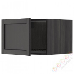 ⭐METOD⭐Верх для холодильника/морозильная камера, черный/Lerhyttan черный морилка, 60x40 cm⭐ИКЕА-29467314