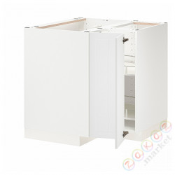 ⭐METOD⭐Тумба угловая с каруселью, белый/Stensund белый, 88x88 cm⭐ИКЕА-99409194