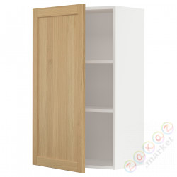 ⭐METOD⭐Навесной шкаф с полками, белый/Forsbacka дуб, 60x100 cm⭐ИКЕА-39509342