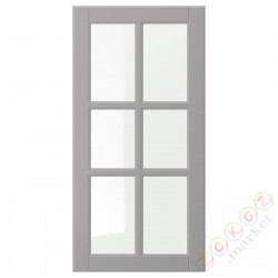 ⭐BODBYN⭐Дверь стаканане, Серый, 40x80 cm⭐ИКЕА-30485048