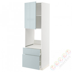 ⭐METOD / MAXIMERA⭐Утром доктора/2fr/Мы бы/в шу, белый/Kallarp jasnoсерый-синий, 60x60x200 cm⭐ИКЕА-99479648