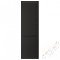 ⭐LERHYTTAN⭐Дверь, черный морилка, 60x200 cm⭐ИКЕА-00356062
