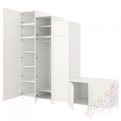 ⭐PLATSA⭐Гардеробная 9 дверь, белый Sannidal/белый, 300x57x271 cm⭐ИКЕА-79424322