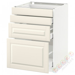 ⭐METOD / MAXIMERA⭐Бывший 4 пт/4шу, белый/Bodbyn сливочный, 60x60 cm⭐ИКЕА-39049915