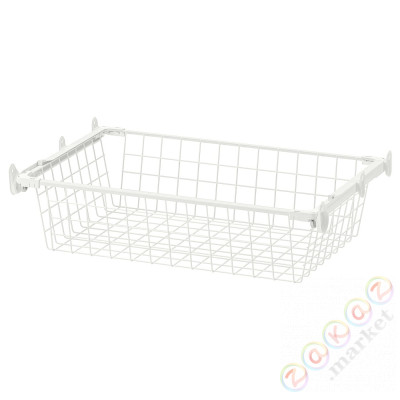 ⭐HJALPA⭐Проволочная корзина сwysuwaną prowadnicą, белый, 60x40 cm⭐ИКЕА-69530610