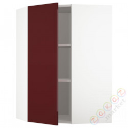 ⭐METOD⭐В половине случаев, белый Kallarp/темно-красно-коричневый блеск, 68x100 cm⭐ИКЕА-59326935