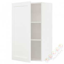 ⭐METOD⭐Навесной шкаф с полками, белый Enköping/белый имитация дерева, 60x100 cm⭐ИКЕА-19473462