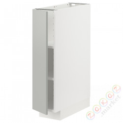 ⭐METOD⭐Кабинет ул./полки, белый/Havstorp светло-серый, 20x60 cm⭐ИКЕА-39539184