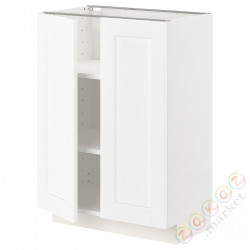 ⭐METOD⭐Кабинет stj/полки/2 дверь, белый Enköping/белый имитация дерева, 60x37 cm⭐ИКЕА-59473375