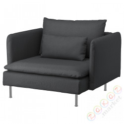 ⭐SODERHAMN⭐Кресло, Fridtuna темно-серый⭐ИКЕА-69449573