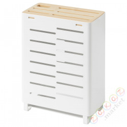 ⭐AVSTEG⭐Справиться na nóż, бамбук/белый, 23 cm⭐ИКЕА-10531683