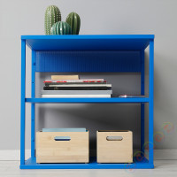 ⭐PLATSA⭐Открытый книжный шкаф, синий, 60x40x60 cm⭐ИКЕА-00559644