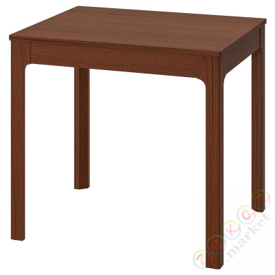 ⭐EKEDALEN⭐Складной стол, коричневый, 80/120x70 cm⭐ИКЕА-80340835