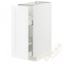 ⭐METOD / MAXIMERA⭐Кабинет ул./wysuwане wyposażenт.е.доб, белый Enköping/белый имитация дерева, 30x60 cm⭐ИКЕА-29473409